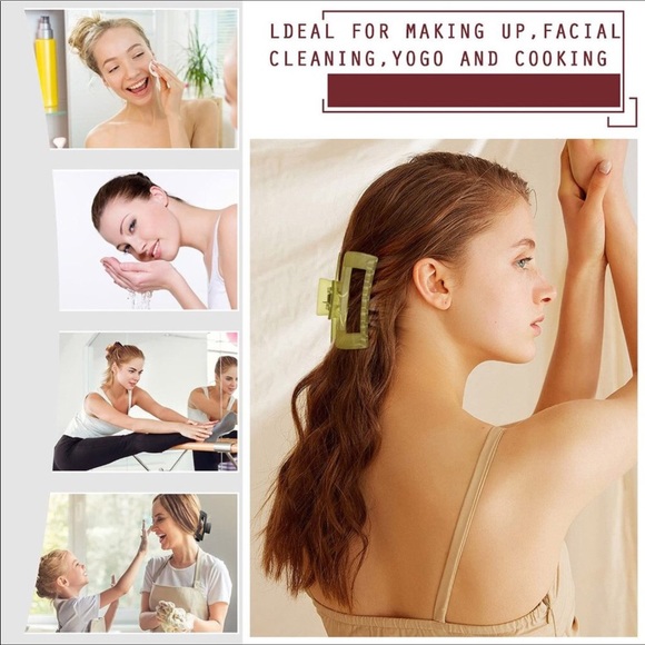 4 Inch Nonslip Large Acrylic Claw Clip (4 Pcs) - Picture 8 of 8